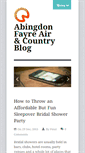 Mobile Screenshot of abingdonfayre.com